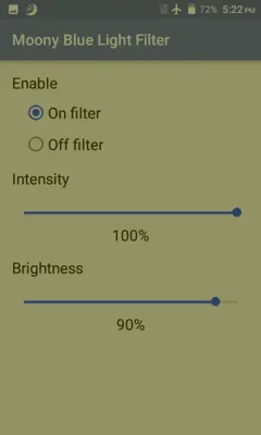 Moony Blue Light Filter android App screenshot 0